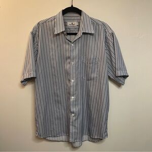 Garbang Men's Striped Short Sleeve Shirt‎ Size 2XL